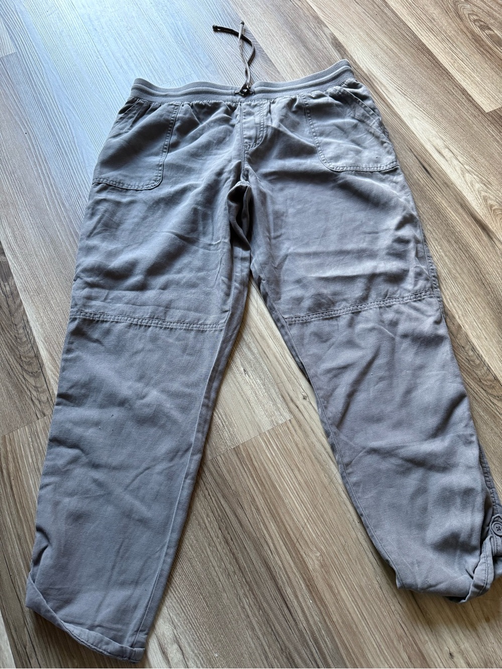 Maurices Taupe Drawstring Joggers